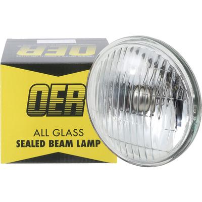 Fog Lamp Sealed Beam Bulb; 4-1/2" diameter; 12.8 Volt; 35 Watt; 2-Screw Terminal; Clear; 4415