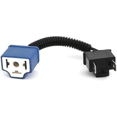 H4 High Beam Headlight Adapter for Four Headlamp Systems; 4x6, 5-3/4, Ceramic, High Temp