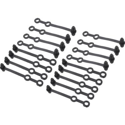 1965-70 Ford Mustang; Strap Set; Wire Harness Retaining; 17 Pieces