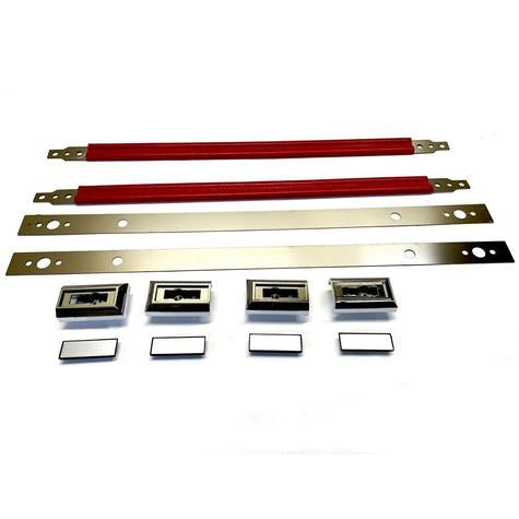 1978-81 GM A-Body; 1982-87 GM G-Body; Door Pull Strap Kit; Red; 16"; Kit