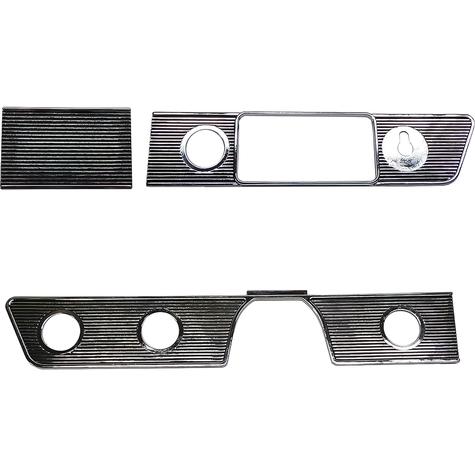 1964-65 Pontiac Tempest, LeMans, GTO; Lower Dash Trim; 3 Piece