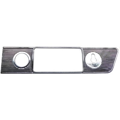 1964-65 Pontiac Tempest, LeMans, GTO; Radio Bezel; Ribbed Chrome