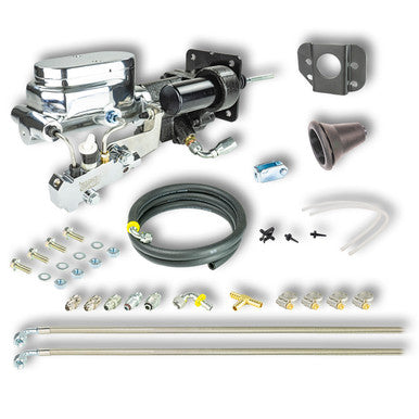 The Right Stuff 1967-74 GM A/F/X-Body, Chrome Hydro Boost & Master Cylinder Combo Kit Disc/Disc - (JHB015672)