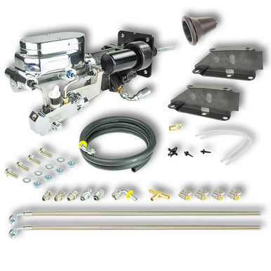 The Right Stuff 1973-87 GM & GMC C/K Truck, Chrome Hydro Boost Upper Assembly Kit Disc/Disc - (JHB735672)