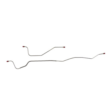 The Right Stuff 64-69 AMC Cars w/6cyl Pre-Bent OE Steel Rear Axle Brake Line Kit - (JRA6401)