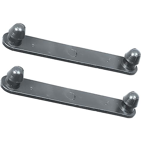 Front Fender Wire Harness Straps; 2-1/4" Long; Black Nylon
