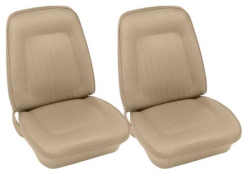 1967-68 Camaro Convertible Saddle Leather Standard Upholstery Set