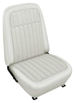 1969 Camaro; Buckets & Rear Seat Upholstery; Deluxe Comfortweave; Convertible; White