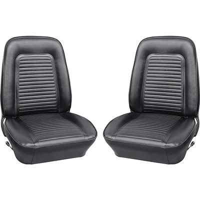 1969 Camaro Coupe / Convertible Black Standard Front Only Bucket Seat Upholstery