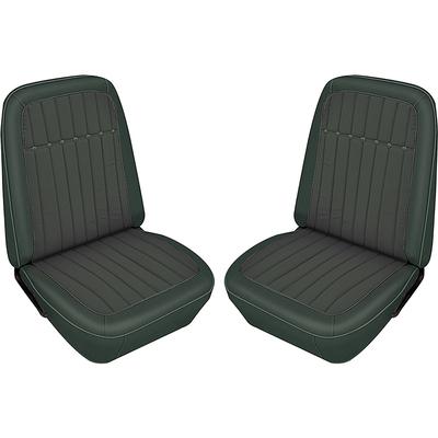 1969 Camaro Coupe / Convertible Dark Green Deluxe Comfortweave Front Only Upholstery
