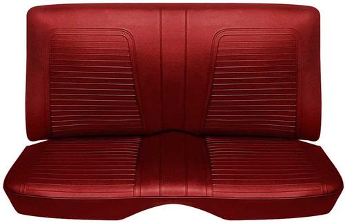 1969 Camaro Coupe; Standard Rear Upholstery Set; Red