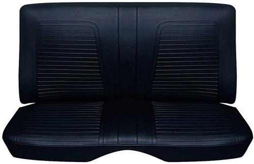 1969 Camaro Coupe; Standard Rear Upholstery Set; Dark Blue