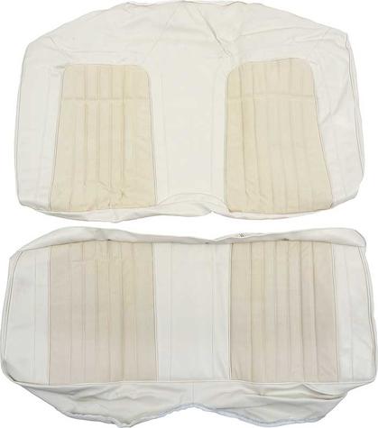 1969 Camaro Convertible; Deluxe Rear Upholstery Set; White