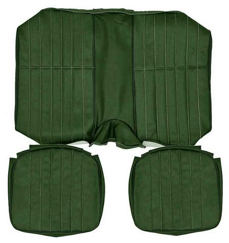 1979 Camaro Standard Interior Rear Seat Upholstery; Green Sierra Grain Vinyl