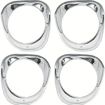 1963 Impala, Biscayne, Bel Air; Headlight Bezel Set; 4 Piece Set