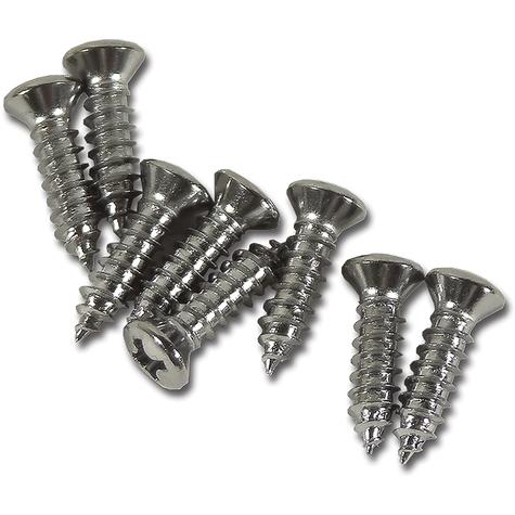 1958-62 Chevrolet Corvette; Headlight Bezel Screws; 8 Piece Set