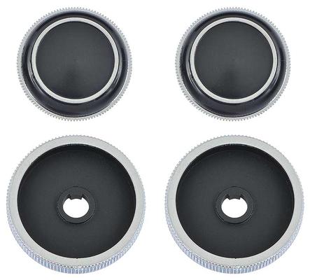 1970-81 Firebird; 8 Track Knob Set ; Console Mounted ; 4 Piece Set