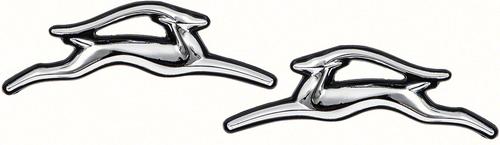 K7072 - 1970-72 Impala; Interior Door Panel Emblems; Pair