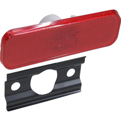 1970-73 Camaro; Rear Side Marker Lens, Gasket & Bracket; Red; RH or LH; Each;