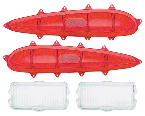 1959 Impala Tail Lamp and Back Up lamp lens Set