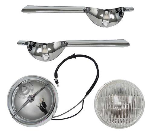 1965 Ford Mustang; GT Light Bar Kit; Without Horse Emblem