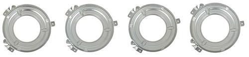 1971-74 Mopar Headlamp Bucket Set Inner and Outer LH and RH Sides - Set of Four
