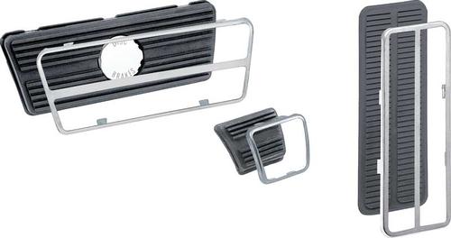 1968-81 GM Pedal Pad and Trim Plate Kit; Disc Brake; Auto Trans; 6 Piece Kit; Various Models