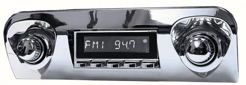 1959-60 Impala/Fullsize Laguna Am/Fm Radio - Chrome Radio, Buttons, Bezel & Knobs