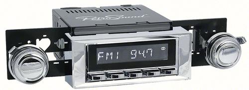 1968-79 Nova Hermosa Radio - Chrome Radio, Buttons, Bezel & Knobs