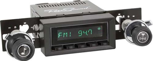 1970-81 Camaro / Firebird Long Beach Radio w/SiriusXM - Black Radio, Buttons, Bezel & Knobs