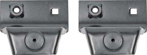 1969 Camaro; RS Headlight Door Stop Brackets; with Stoppers