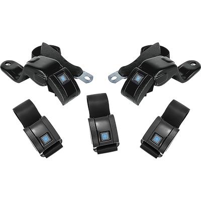 1967-69 Camaro / Firebird; Retractable Seat Belt Kit; Standard Interior; Front and Rear; 5-Pieces