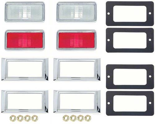 1968 Camaro, Nova; Front & Rear Side Marker Lamp Kit