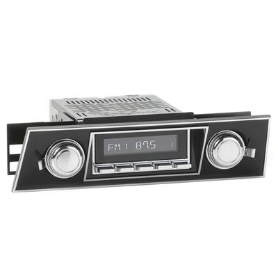 1967-68 F-Body Laguna Am/Fm Radio - Chrome Radio, Buttons & Knobs w/Black & Chrome Face Plate