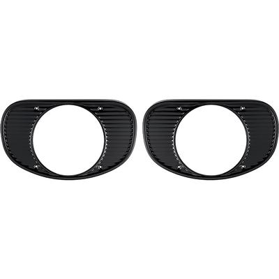 1962 Chevy Pickup, Panel, Suburban; Headlamp Bezels; Black; LH & RH; Pair