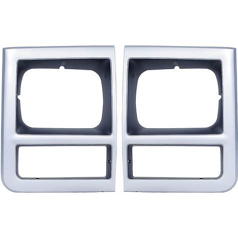 1985-88 Chevy, GMC Pickup, Blazer, Jimmy, Suburban; Headlamp Bezels; Single; Pair