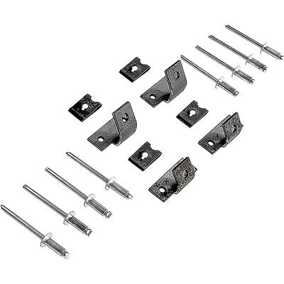 1961 Impala; Bel Air; Biscayne; Headlight Bucket to Bezel Mounting Bracket Set; LH or RH