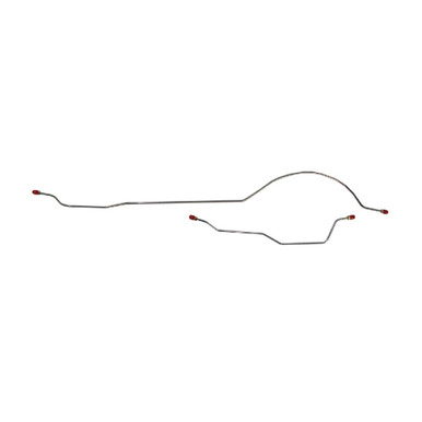 The Right Stuff 63-65 Falcon w/6cyl Pre-Bent OE Steel Rear Axle Brake Line Kit - (LRA6301)