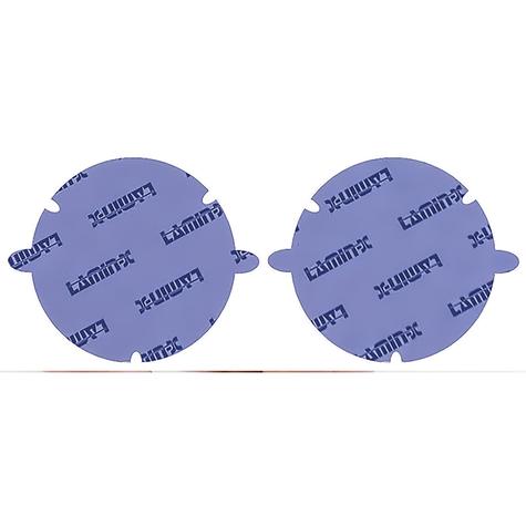 Lamin-X Protective Headlamp Film; 5.75" Round Sealed Beam; Blue