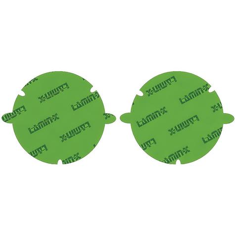Lamin-X Protective Headlamp Film; 7" Round Sealed Beam; Green
