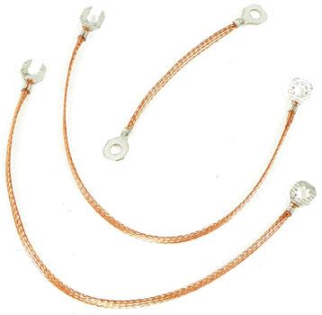 1968 Chevy II, Nova; Ground Strap Set; 8 Cylinder; 307ci, 327ci, 350ci, 396ci