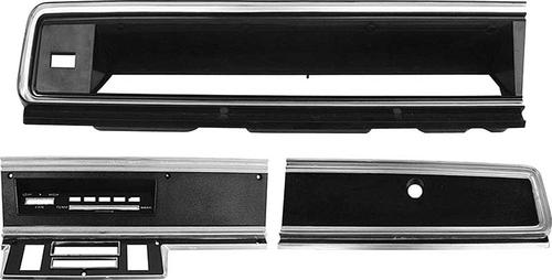 1967-69 Dodge Dart Dash Bezel Kit; with Air Conditioning