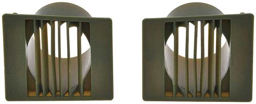 1967-76 Dodge, Plymouth A Body; Dash Vents; Dark Green; Pair