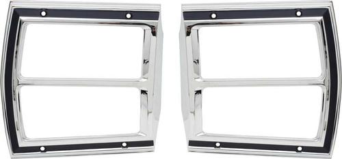 1969 Dodge Dart; Tail Lamp Bezels; Pair