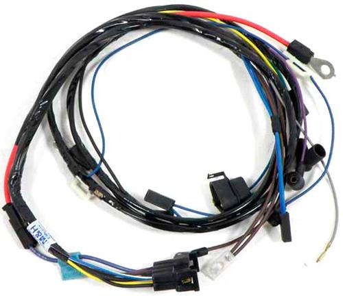 1971 Dart, Duster, Valiant; Engine Wiring Harness; 318/340 without HEI; Stock Style Breaker Point Ignition