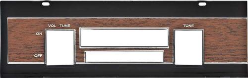 1968-69 Coronet, GTX; Woodgrain Radio Bezel