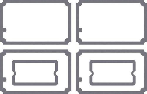 1971 Dodge Charger; Tail Lamp Gasket Set; Except R/T Models