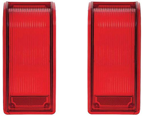 1965 Dodge Coronet; Tail Lamp Lenses; with Gaskets; Pair