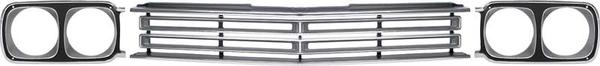 1969 Plymouth Road Runner, Belvedere, Satellite; Grill and Headlight Bezel Set