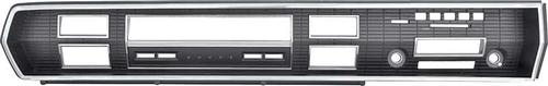 1966-67 Coronet Dash Gauge Bezel ; with AC
